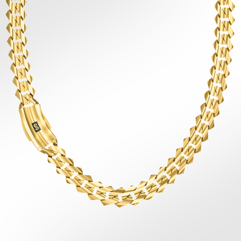 Women's Necklace/Choker - Monaco Chain EDGE Plain