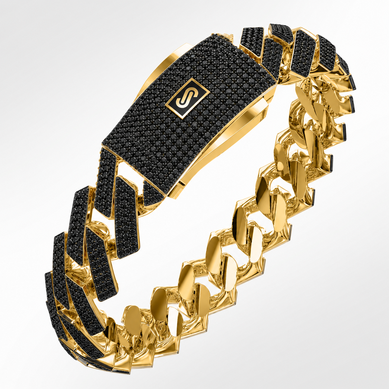 Women's Bracelet - Monaco Chain EDGE Full Pavé