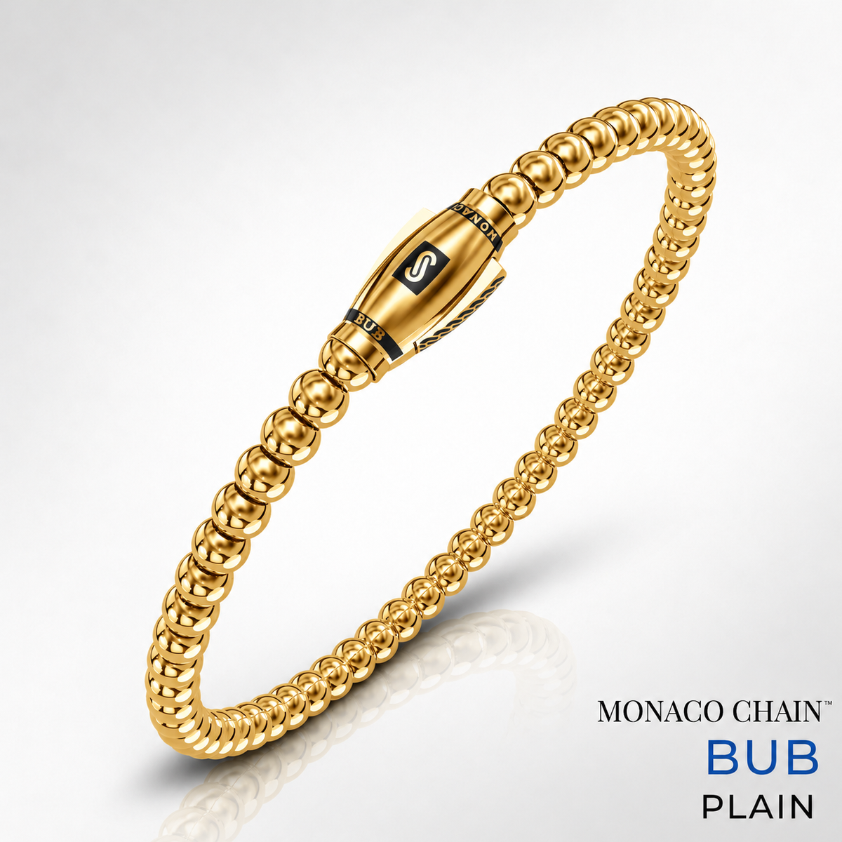 Men's Bracelet - Monaco Chain BUB Plain