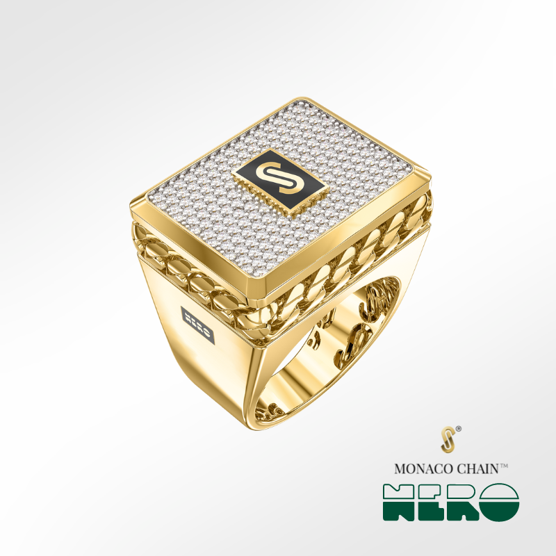 Men's Ring - Monaco Chain NERO 1