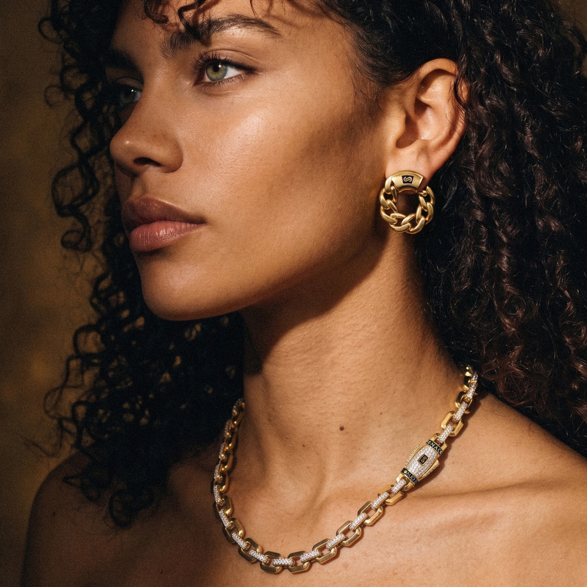 Women's Earrings - Monaco Chain MONA Plain
