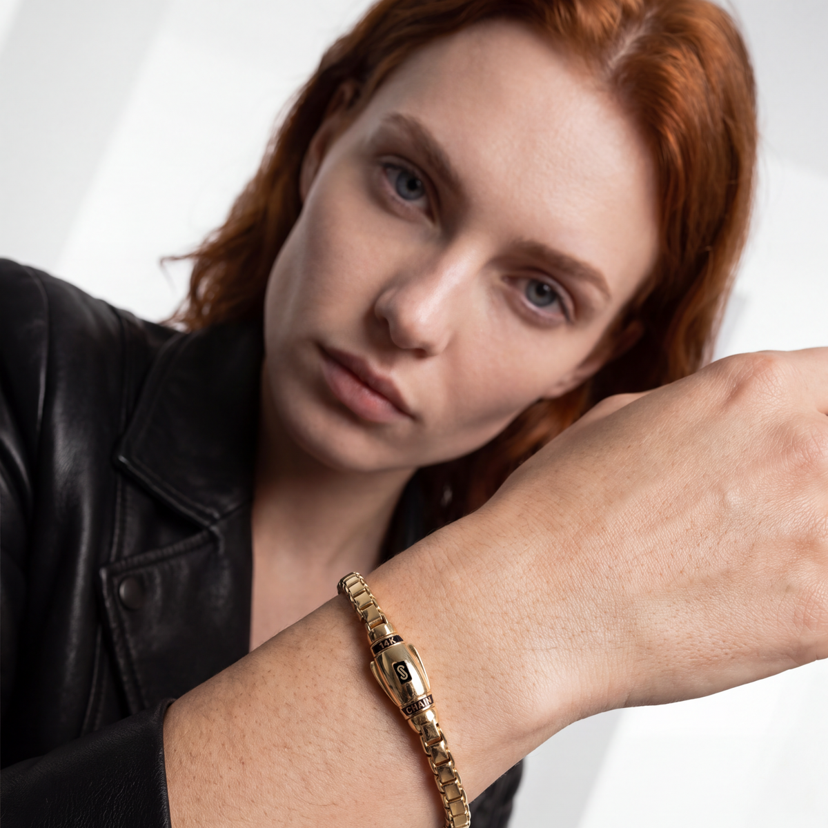Women's Bracelet - Monaco Chain CUBE Plain