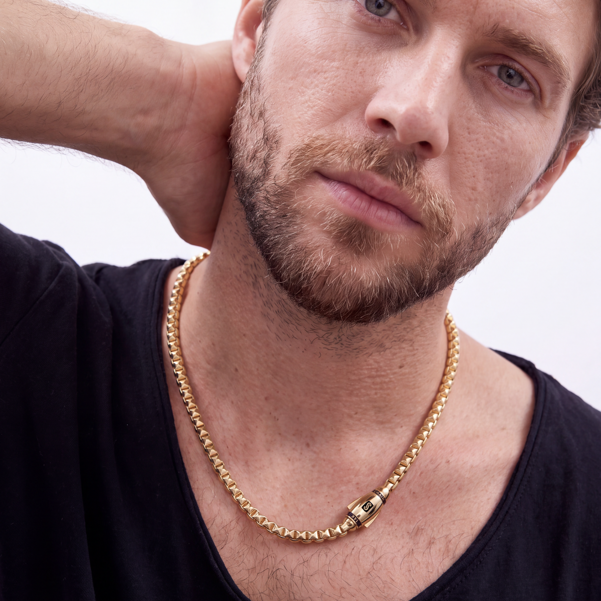 Women's Necklace - Monaco Chain CUBE Plain