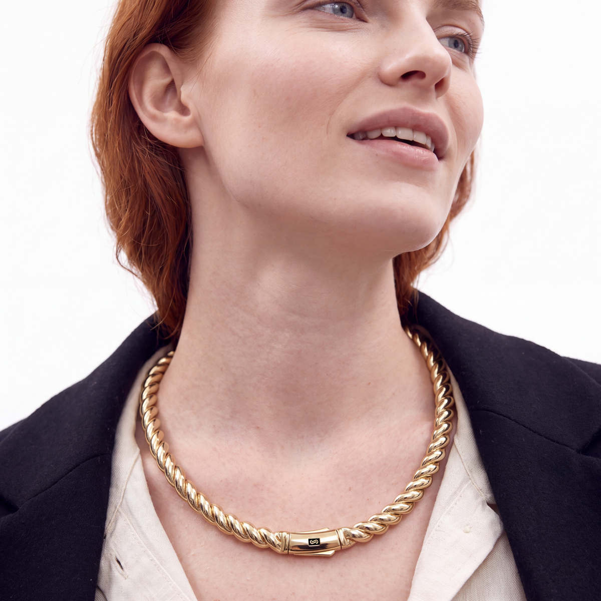 Women's Necklace - Monaco Chain LOOP Plain
