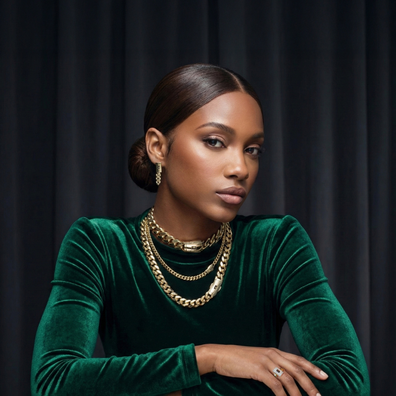 Collar/Gargantilla De Mujer -  Monaco Chain CLASSIC Plain