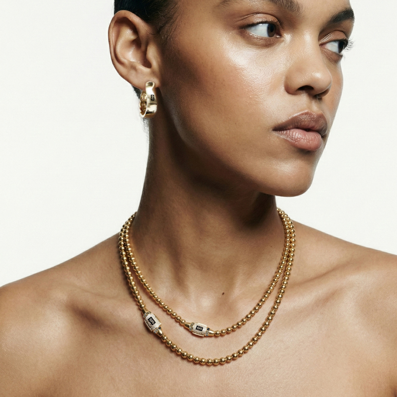 Aretes - Monaco Chain HOOP Plain