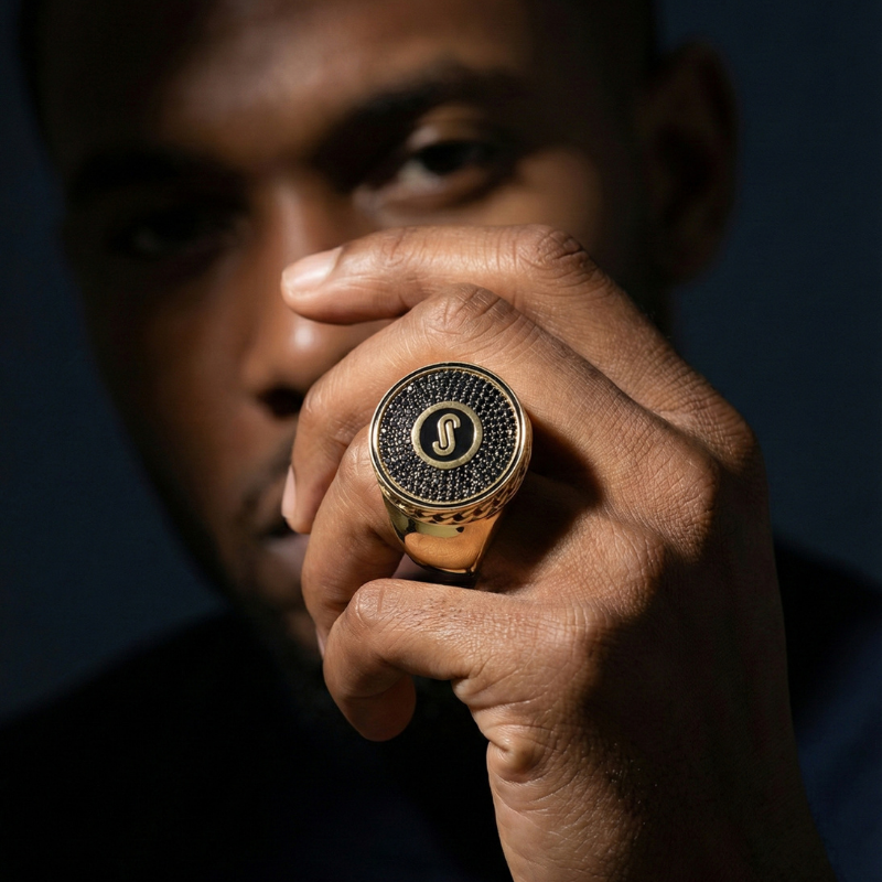 Men's Ring - Monaco Chain NERO 11