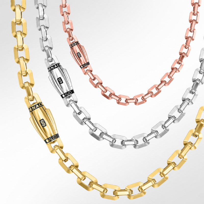 Men's Necklace - Monaco Chain CAVO Plain