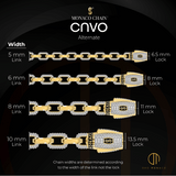 Pulsera de Hombre - Monaco Chain CAVO Pavé Lock