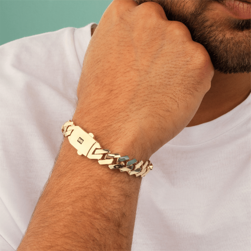 Men's Bracelet - Monaco Chain EDGE Plain