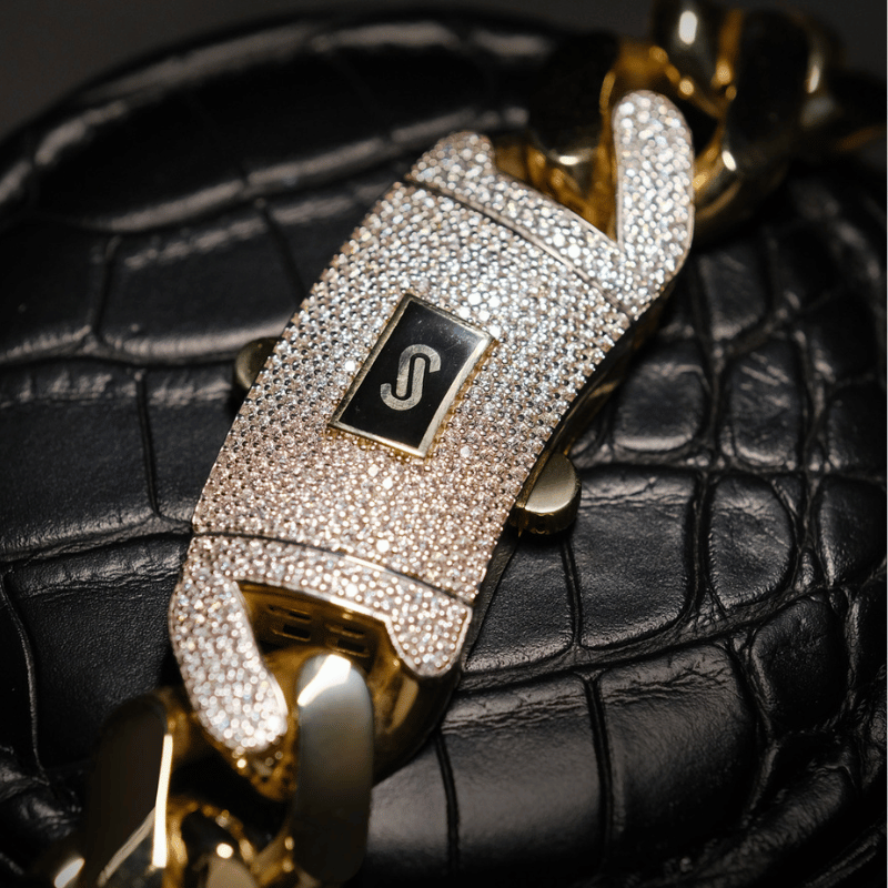 Collar/Gargantilla Mujer -  Monaco Chain CLASSIC Pavé Lock