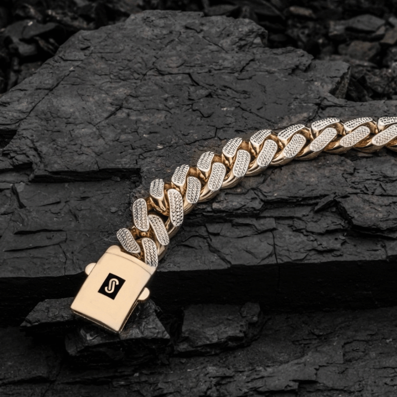 Pulsera De Hombre -Monaco Chain CLASSIC Diamond Cut