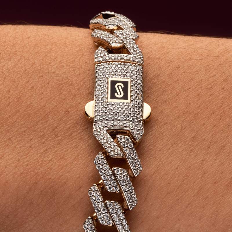 Women's Bracelet - Monaco Chain EDGE Full Pavé