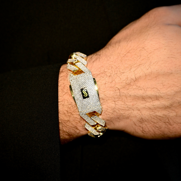 Men's Bracelet - Monaco Chain EDGE Swarovski