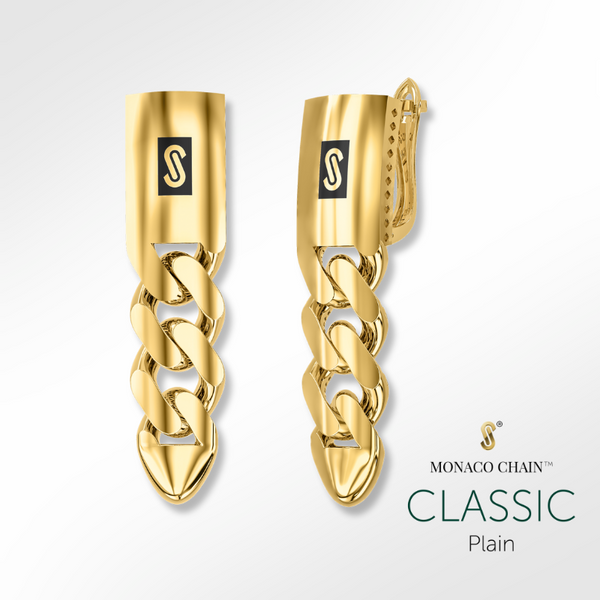 Earring - Monaco Chain CLASSIC Plain