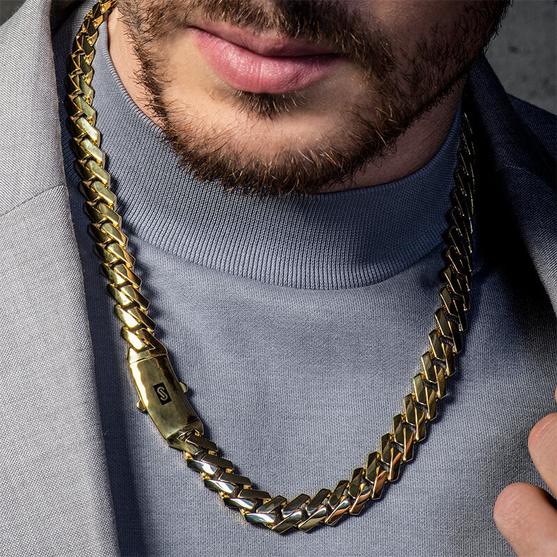 Collar de Hombre - Monaco Chain EDGE Plain