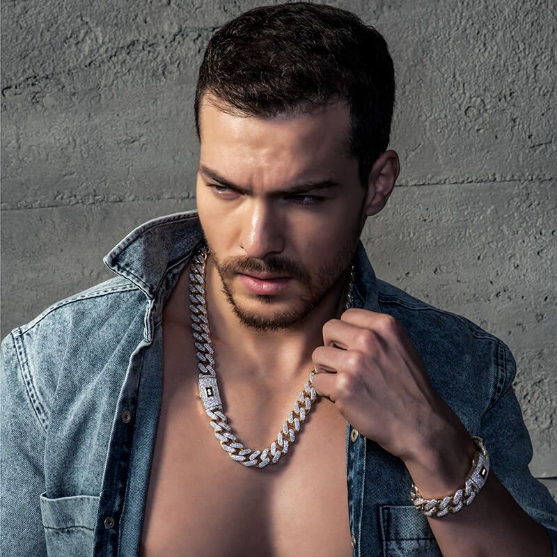 Swarovski chain mens Clearance