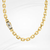 Men's Necklace - Monaco Chain CAVO Pavé Lock