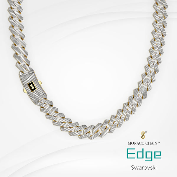 Men's Necklace - Monaco Chain EDGE Swarovski