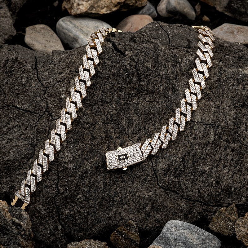 Men's Monaco Chain Edge Necklace