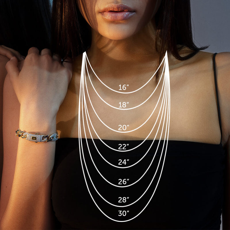 Women's Necklace/Choker - Monaco Chain CLASSIC Swarovski