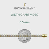 <tc>Pulsera De Mujer - Monaco Chain CLASSIC Diamond Cut</tc>